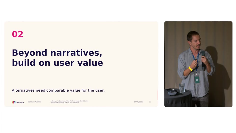 Frame from A good story still needs a useful product